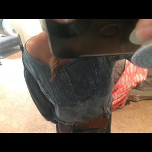 Shirt and skirt western casual boho